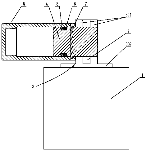 Deep-sea self-induction emergency load dumping mechanism