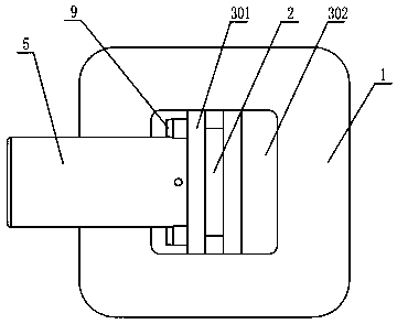 Deep-sea self-induction emergency load dumping mechanism