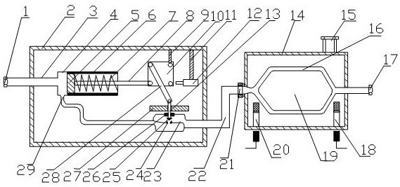 Transmitter diaphragm anti-high pressure shock and anti-freezing device