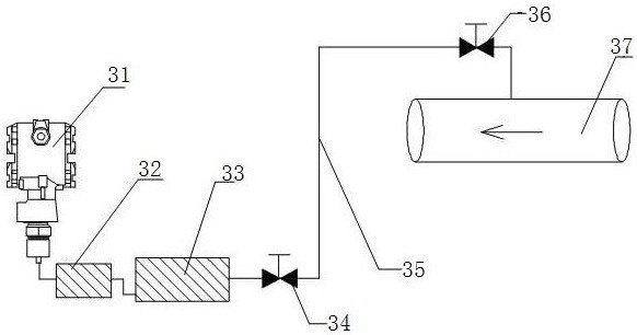 Transmitter diaphragm anti-high pressure shock and anti-freezing device