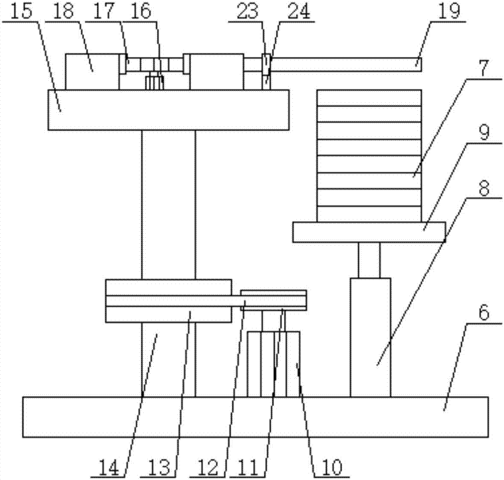 Screen printing machine capable of automatically placing printed materials