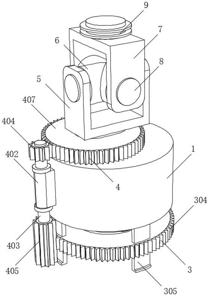 Multi-angle flexible control drill ring