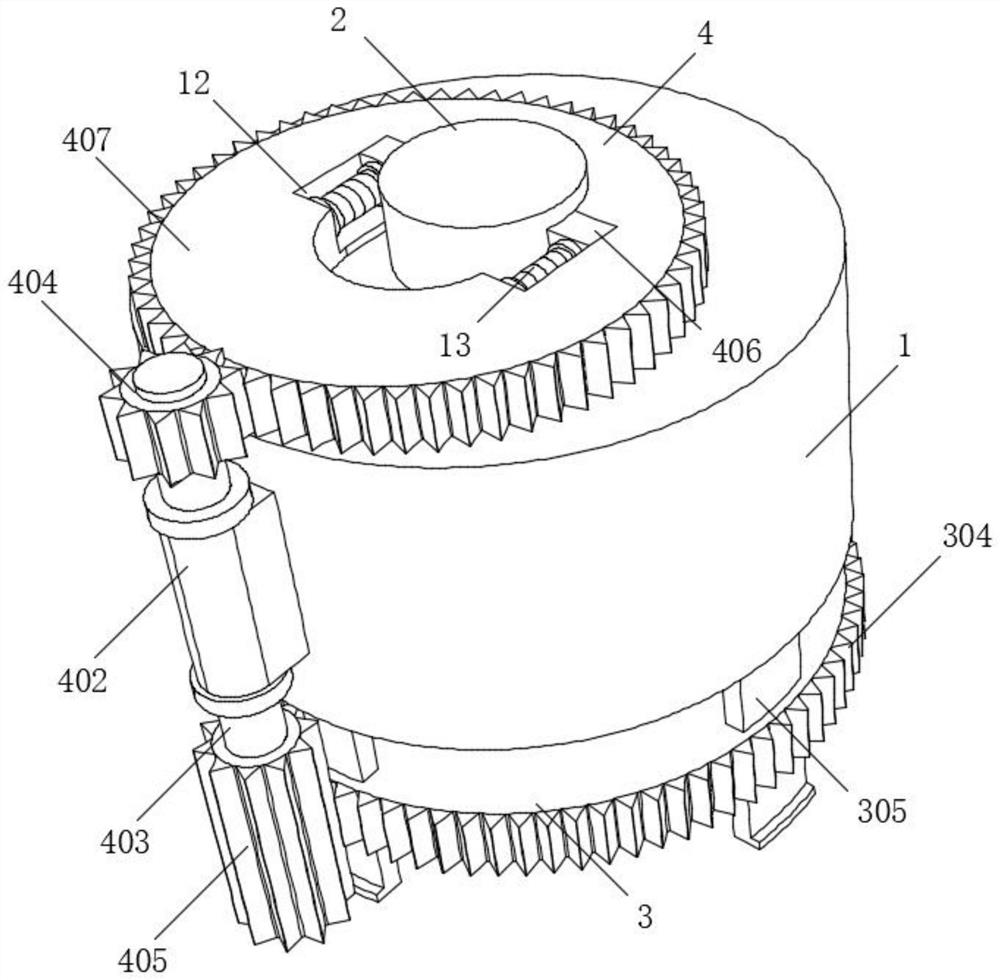 Multi-angle flexible control drill ring