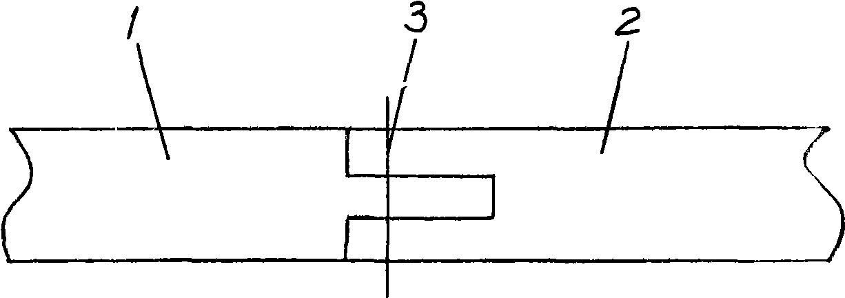 Connection method for titanium plate and stainless steel plate