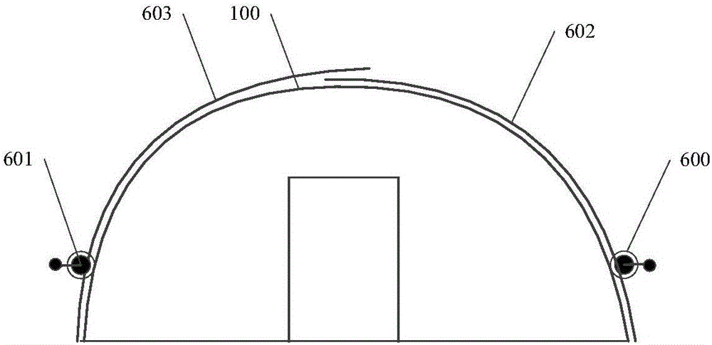 Sleeving and film taking-up method of greenhouse film