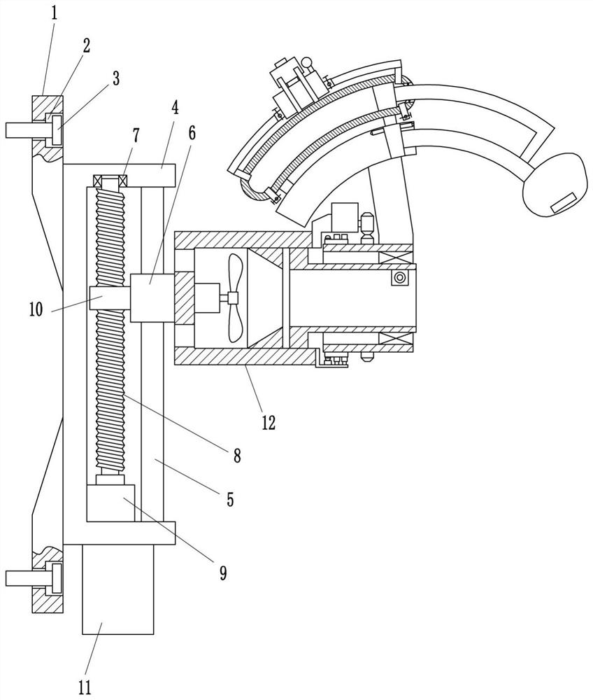 A mechanical boxing defense training platform