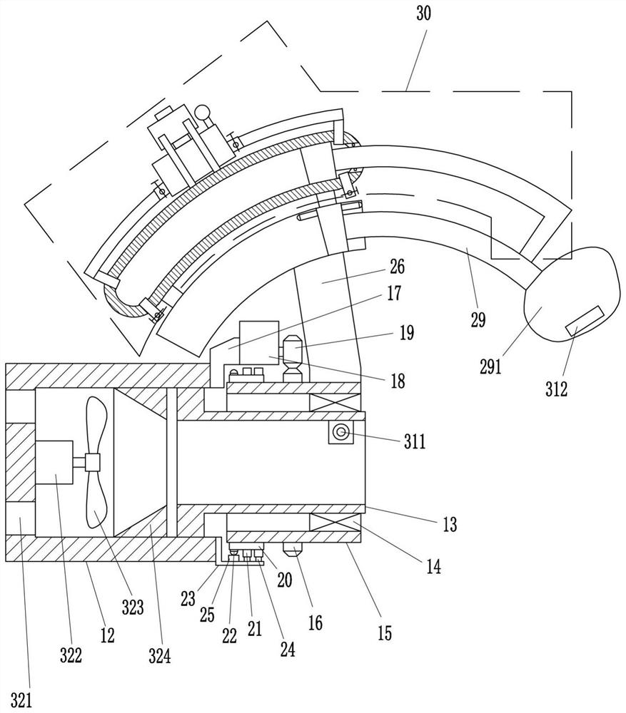 A mechanical boxing defense training platform