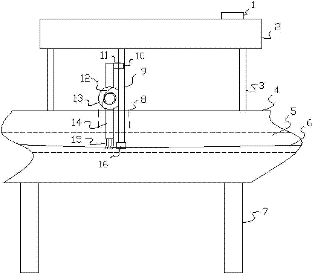 Lubricating device for textile thread