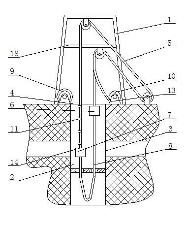 Process for replacing hoisting ropes