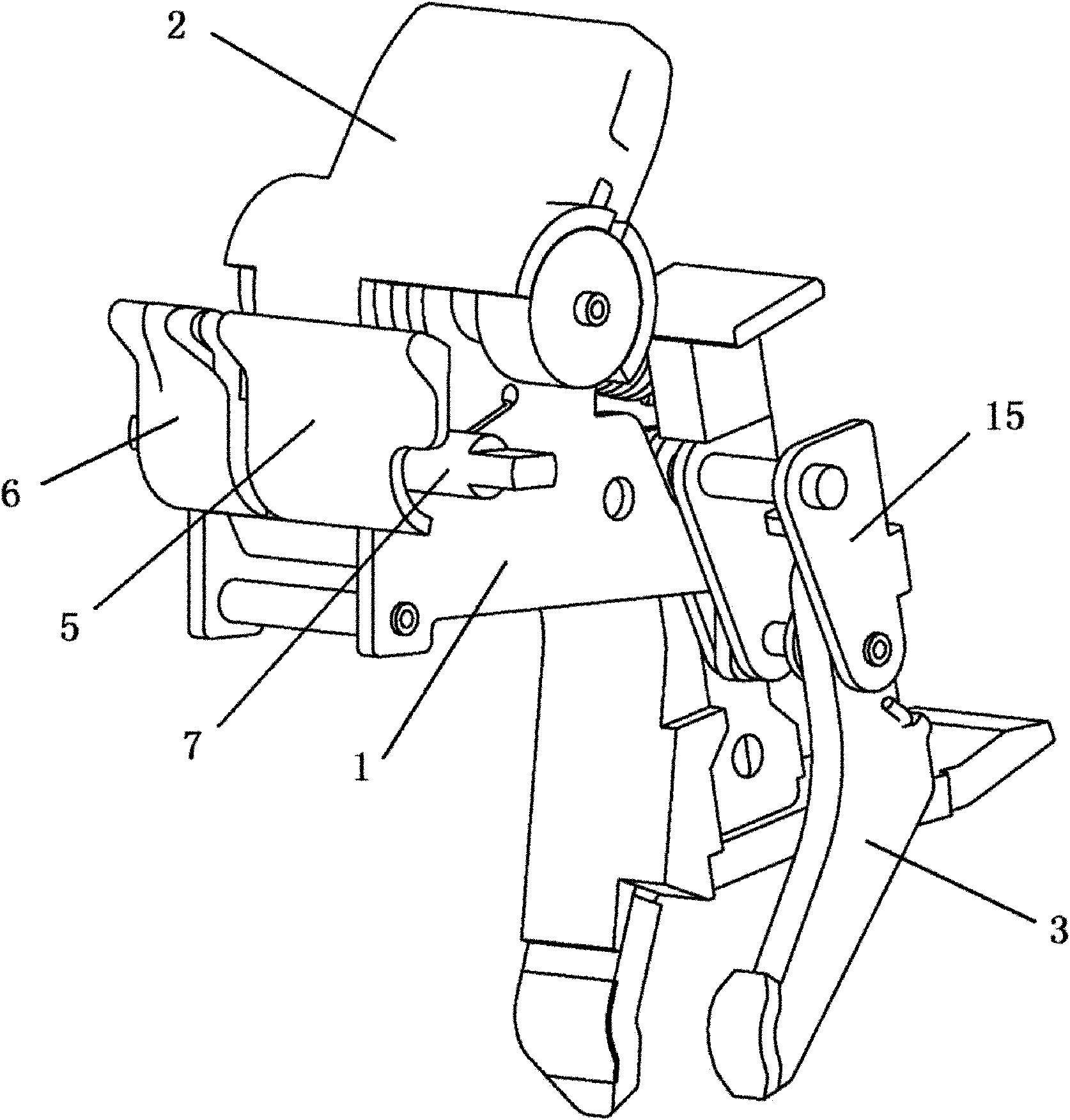 Operating mechanism of selective protection switch