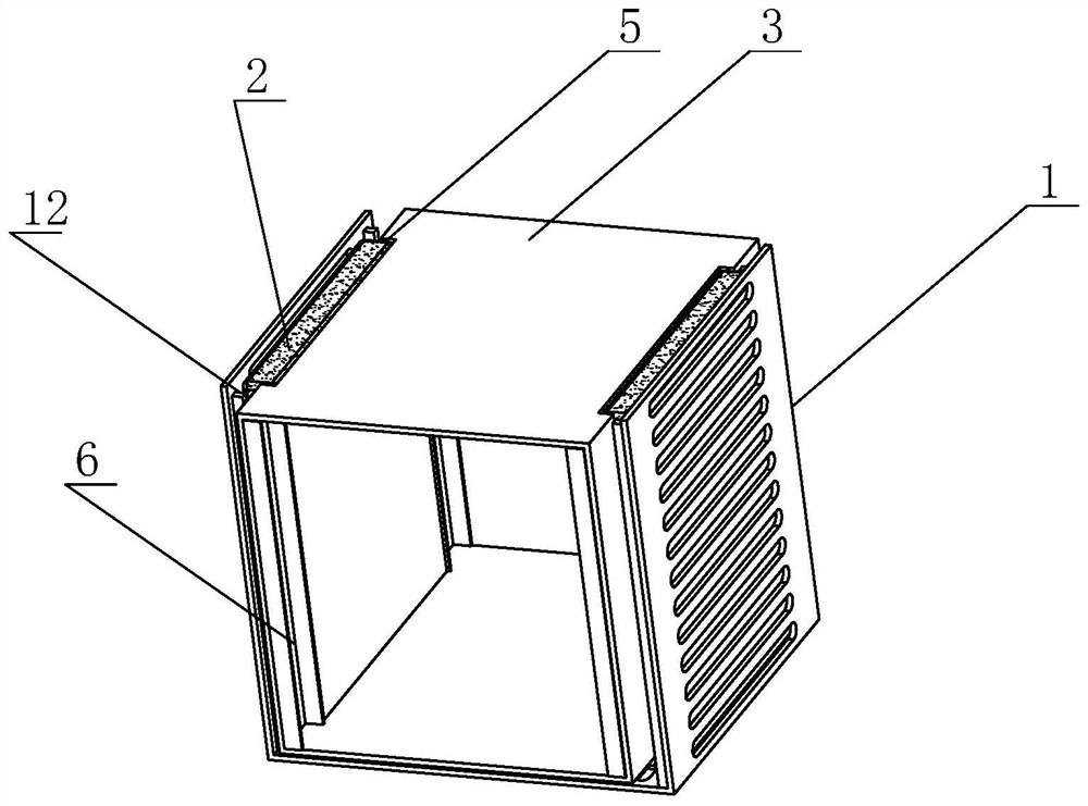 Computer hard disk quick mount shock absorber bracket