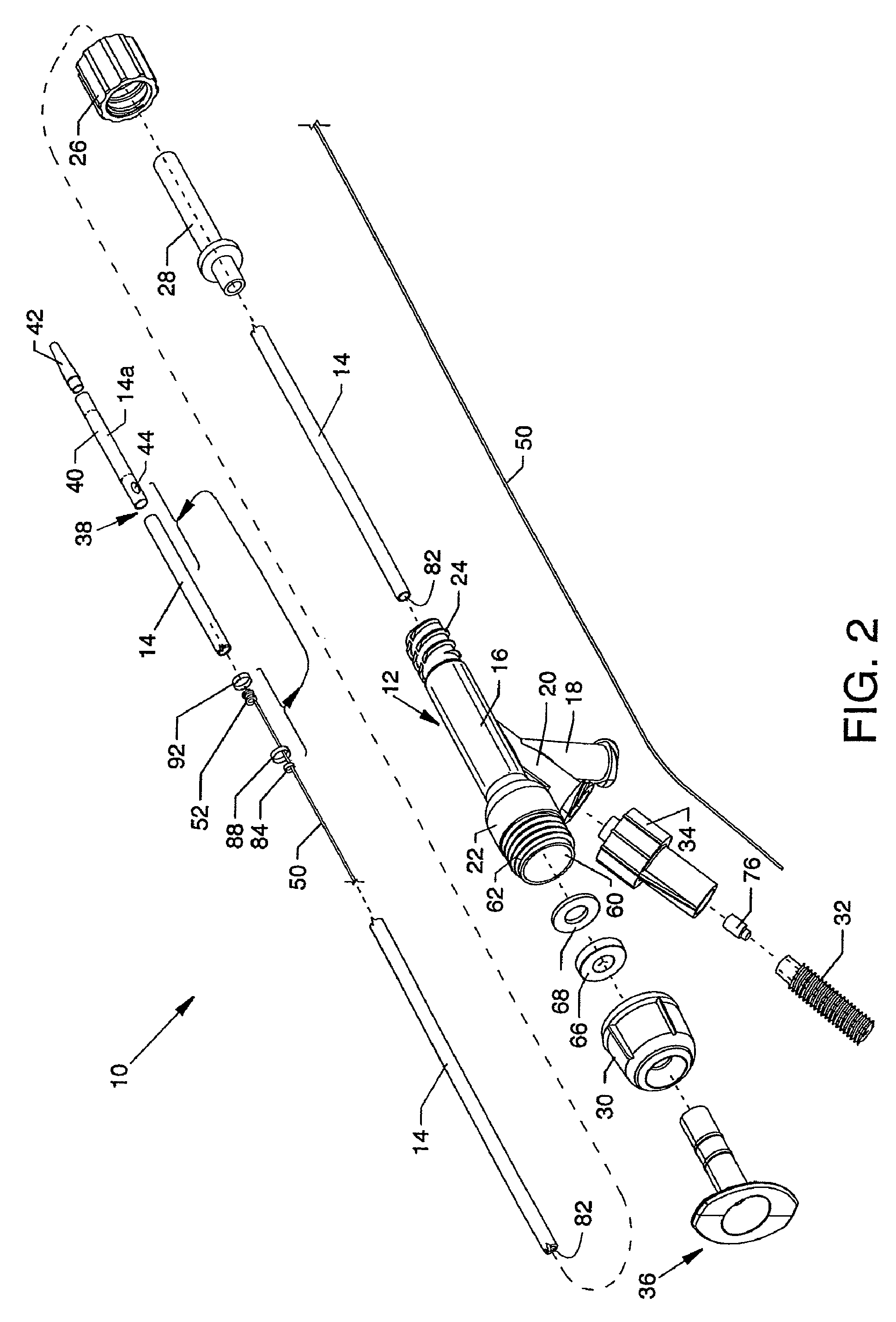 Rheolytic thrombectomy catheter with self-inflating distal balloon