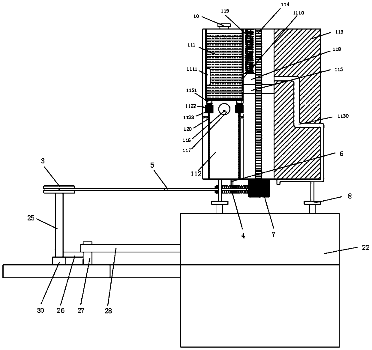 Shaft cleaning and polishing device