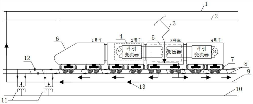 Rail transit grounding carbon brush abrasion monitoring and self-adaptive regulation and control system