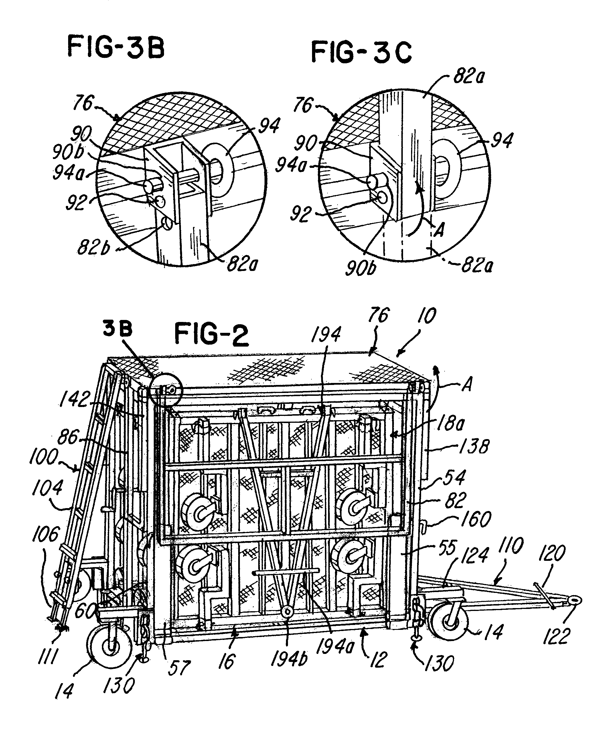 Band cart storage system and method