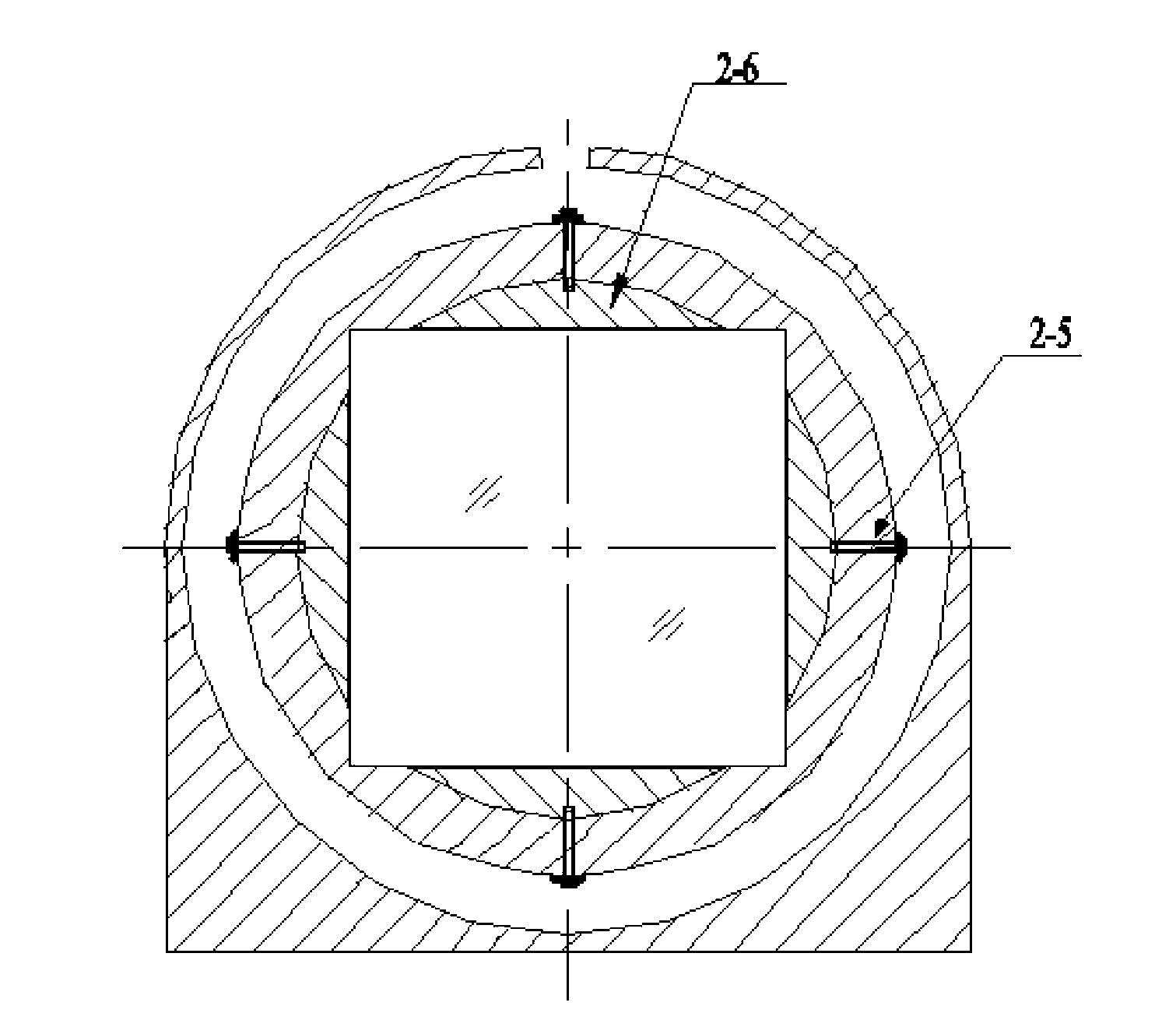 Method for adjusting parallelism of axis of reflector and mechanical rotating shaft of Dove prism