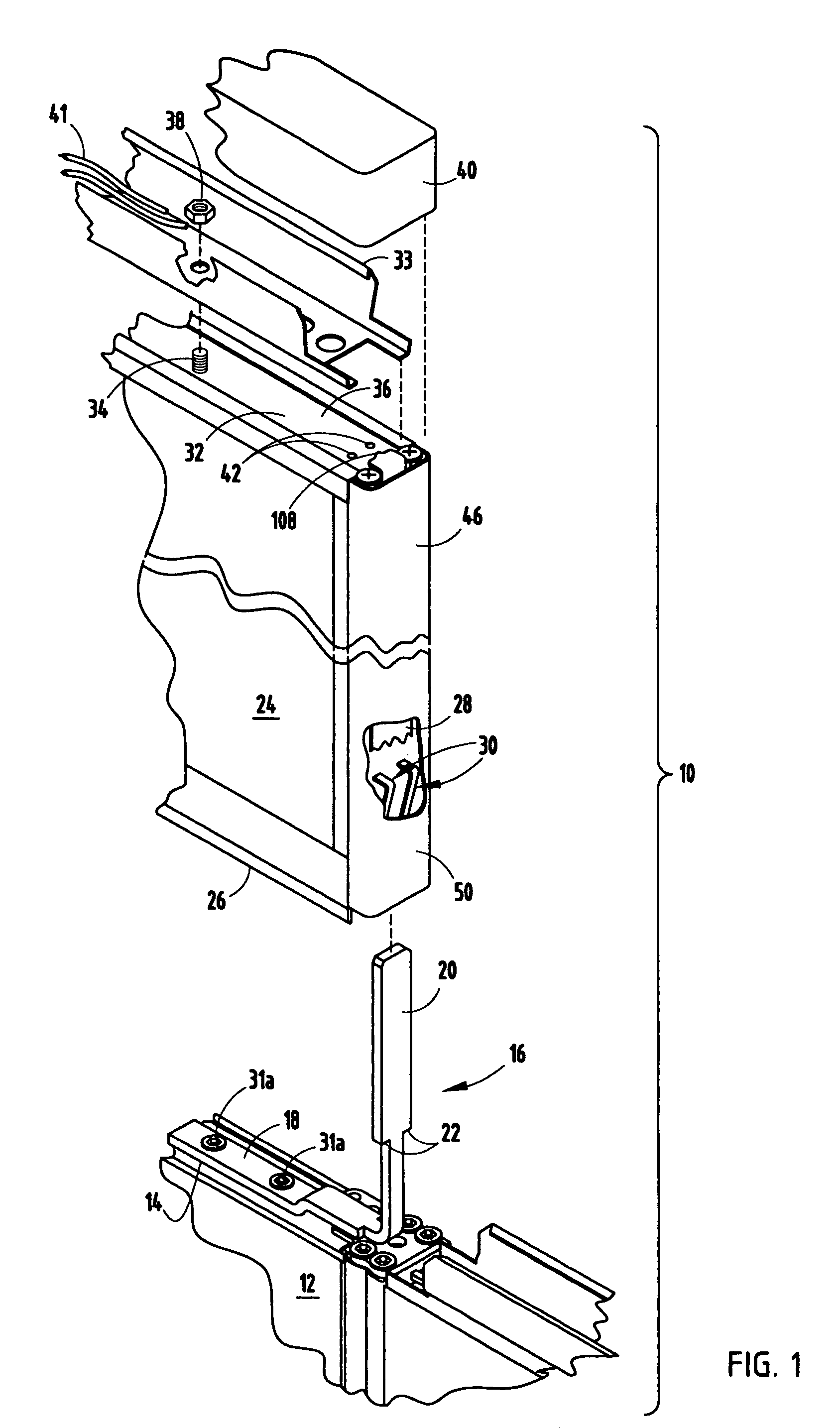 Stack-on panel assembly