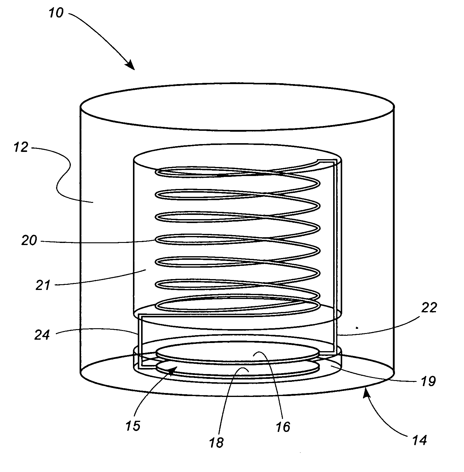 Implantable wireless sensor for in vivo pressure measurement