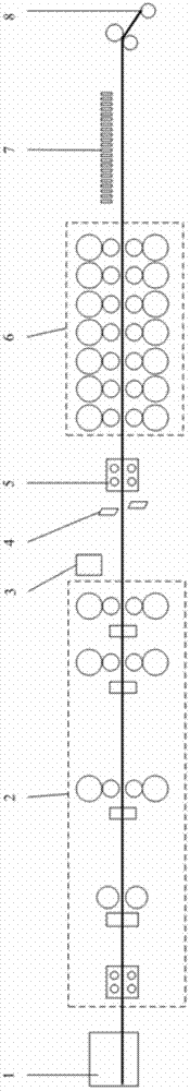 Automatic head and tail residue monitoring method of hot rolling strip steel