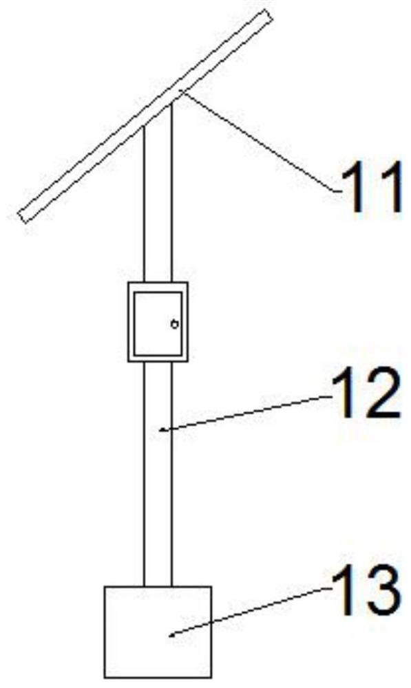 Water level measuring system based on thermal imaging and measuring method thereof