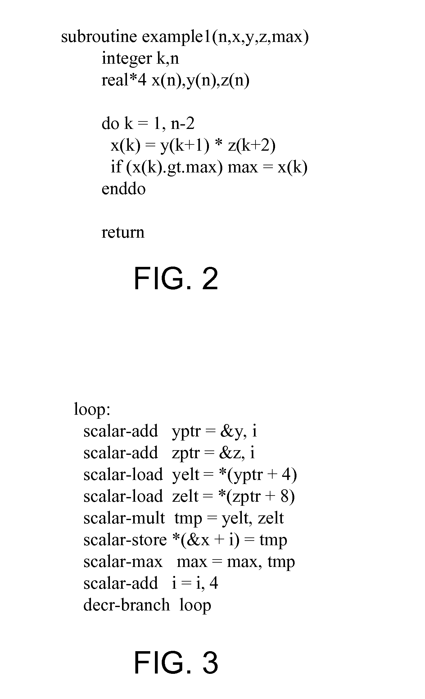 Vectorization in an optimizing compiler