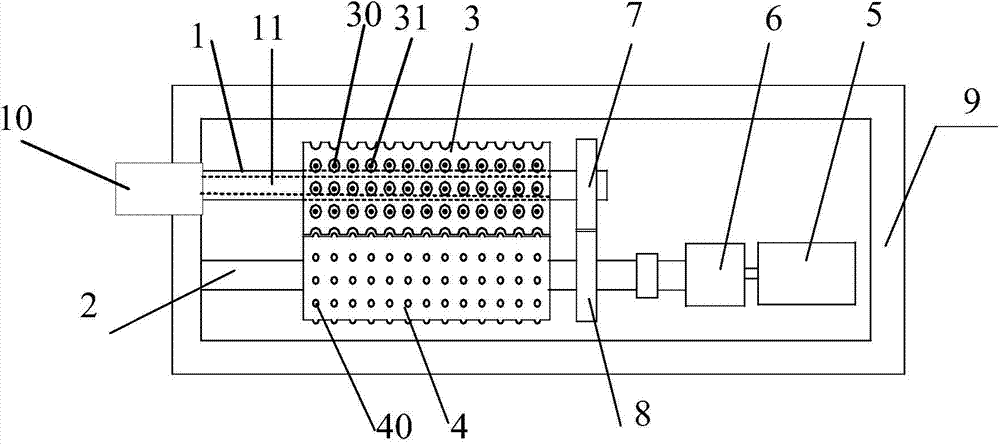 Internal air injection discharging double-roller granulator