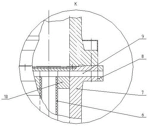 Air supplementing structure for runner blades for water turbine