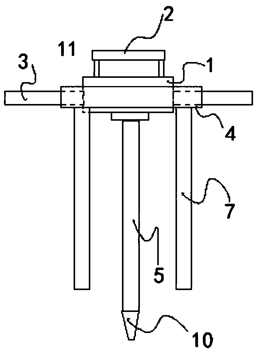 Soil heavy metal detection device