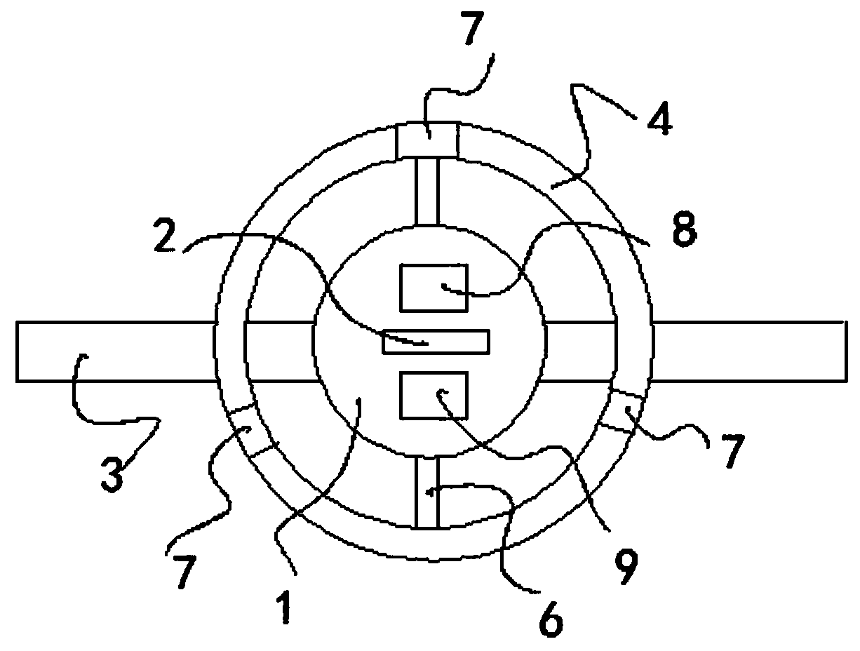 Soil heavy metal detection device