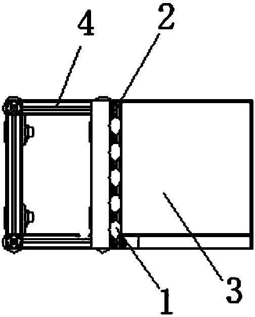 A salted egg quantitative distribution device