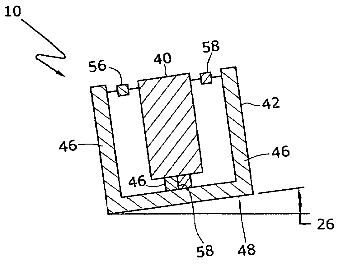 Optical inclination sensor