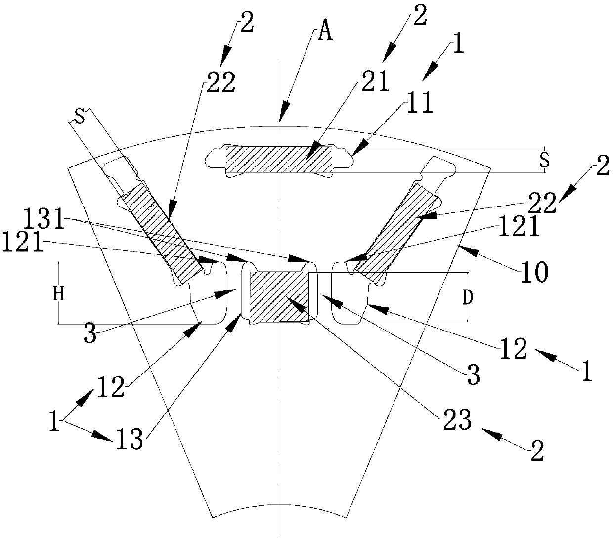 Motor rotor, motor and electric vehicle