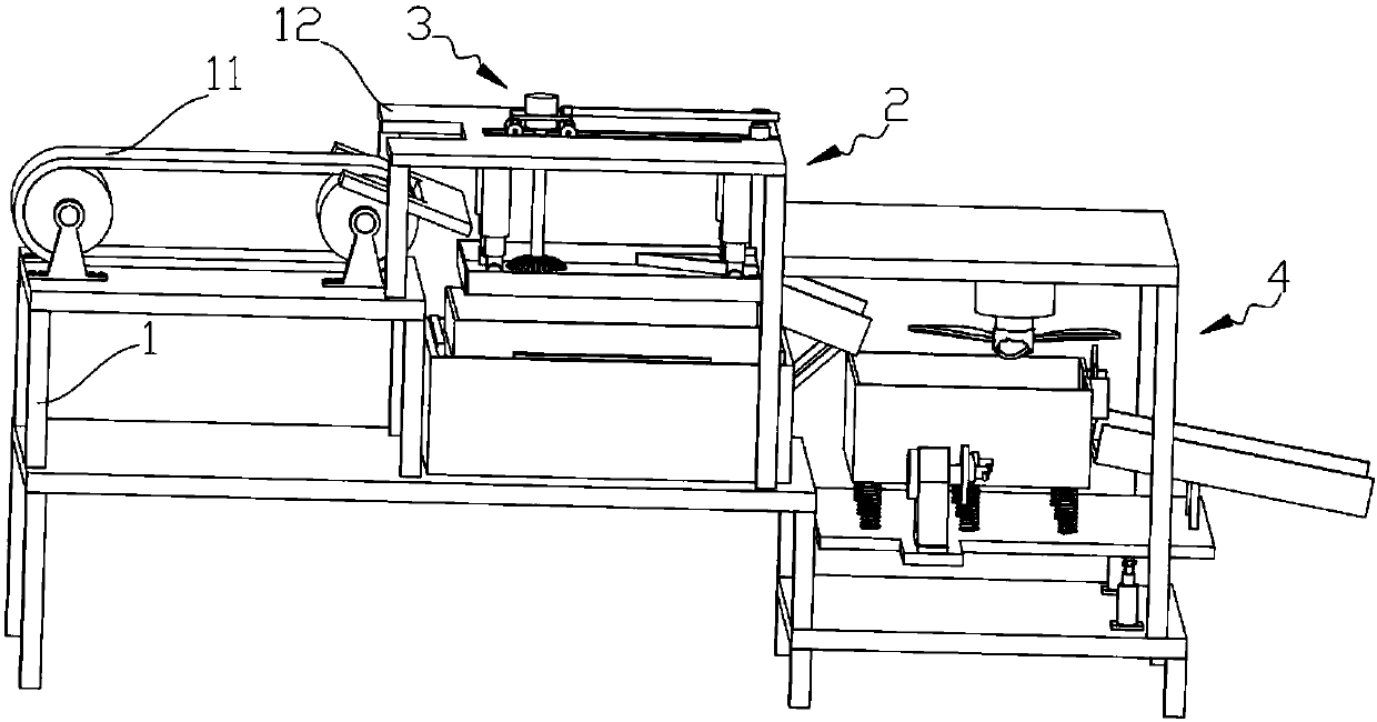 Oil-fried food processing apparatus