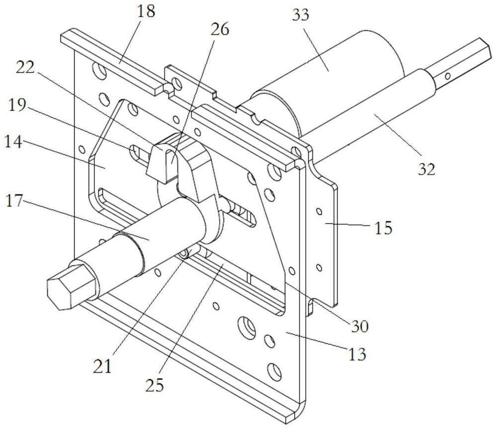 Outdoor three-position switch operating mechanism