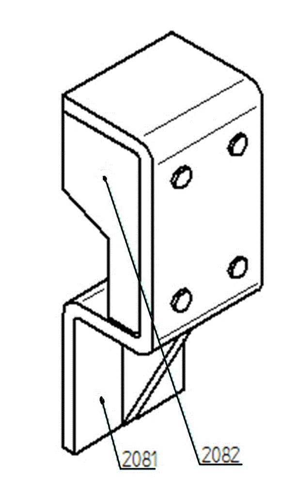 Bottom power taking self-locking electric bus battery box system capable of quickly changing battery