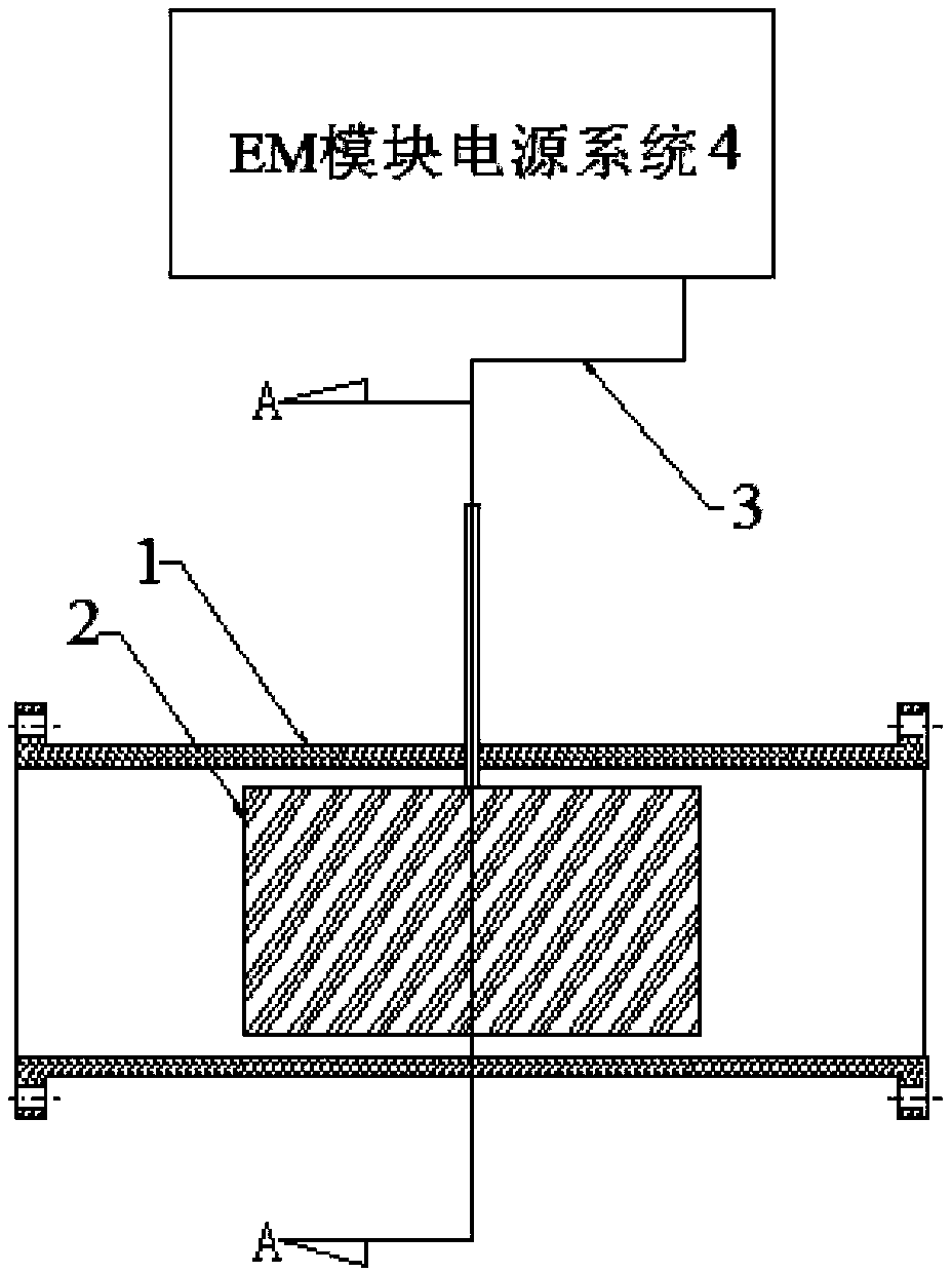 Gas dissolving device for improving gas dissolving efficiency of wastewater treatment by using electromagnetic shear field