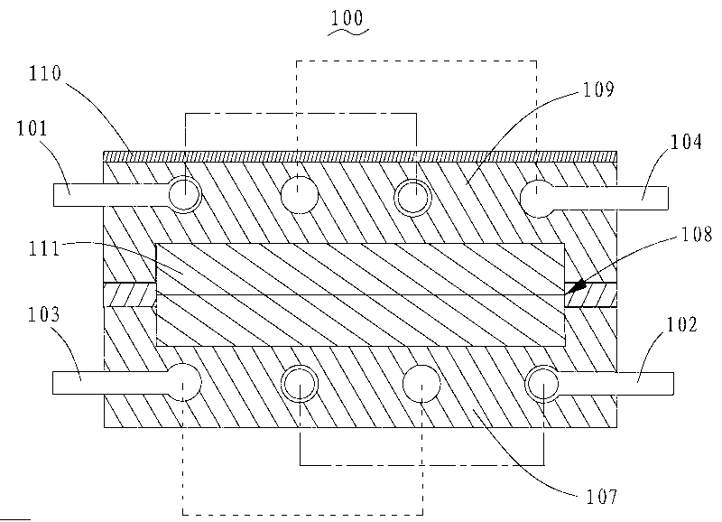 Redox flowing method of vanadium redox flow galvanic pile and galvanic pile