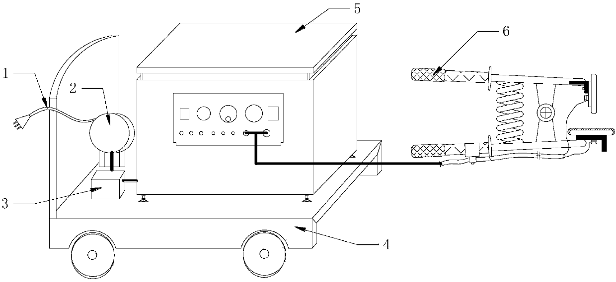 Movable seal welding device for tobacco outdoor storage outer covering