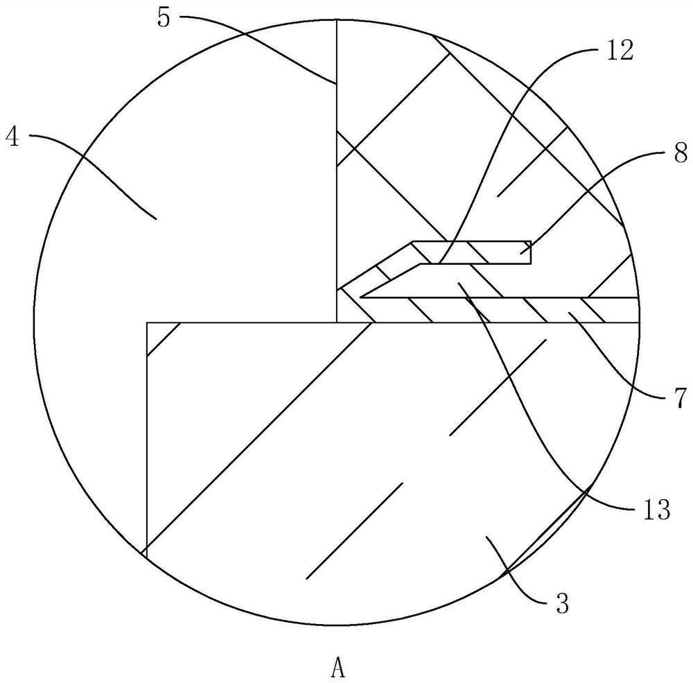 A tram rail roof sealing layer structure and its laying process