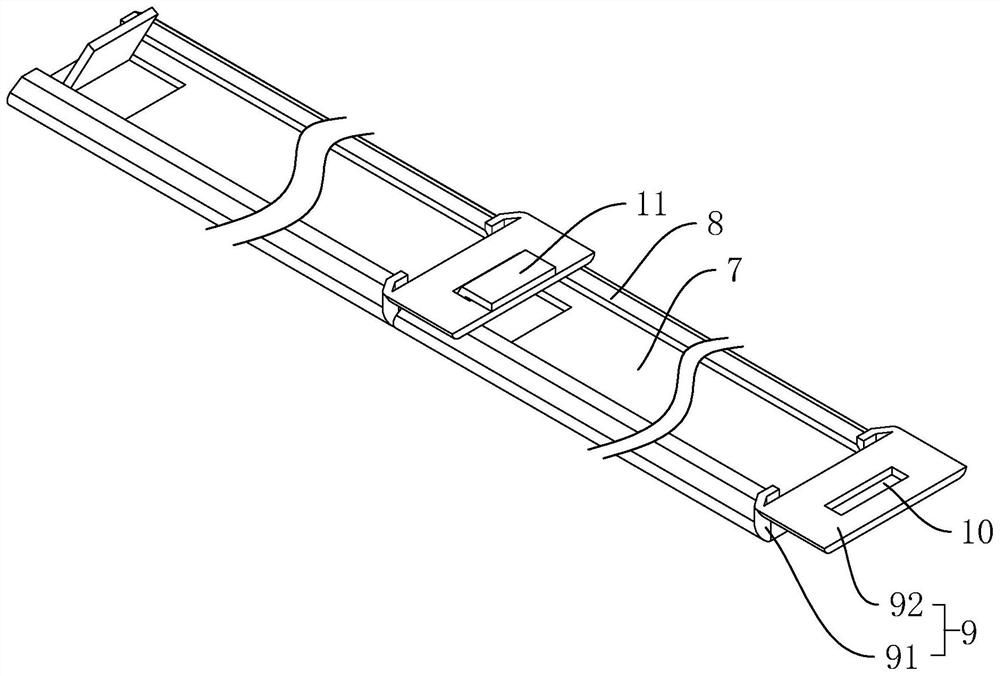 A tram rail roof sealing layer structure and its laying process