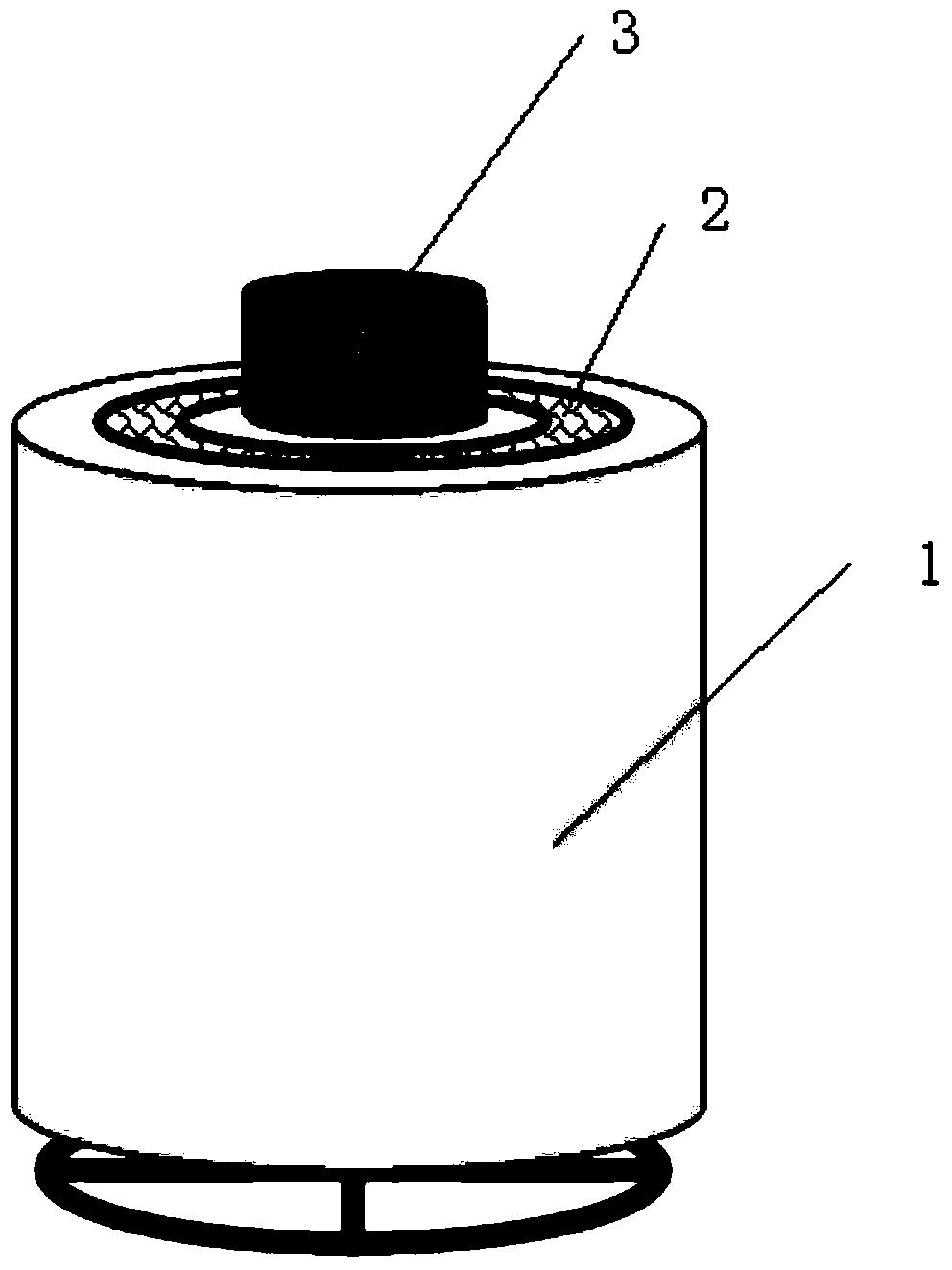 Portable liquid pump, material for manufacturing liquid pump and preparation method of material