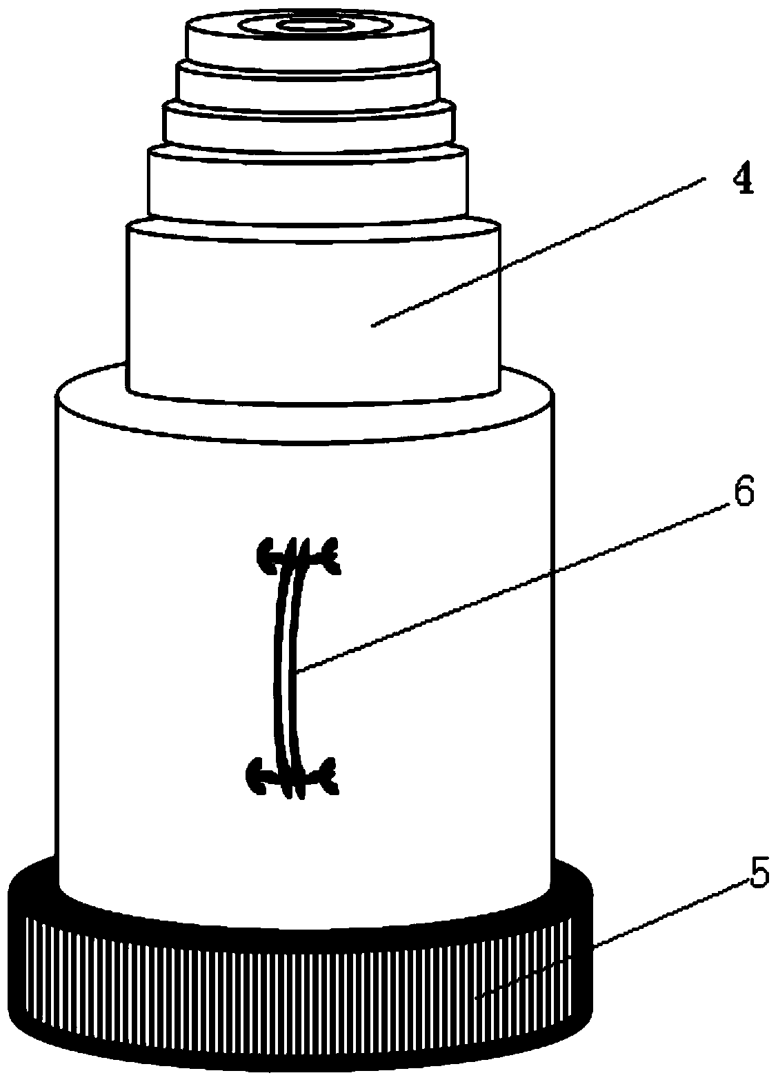 Portable liquid pump, material for manufacturing liquid pump and preparation method of material