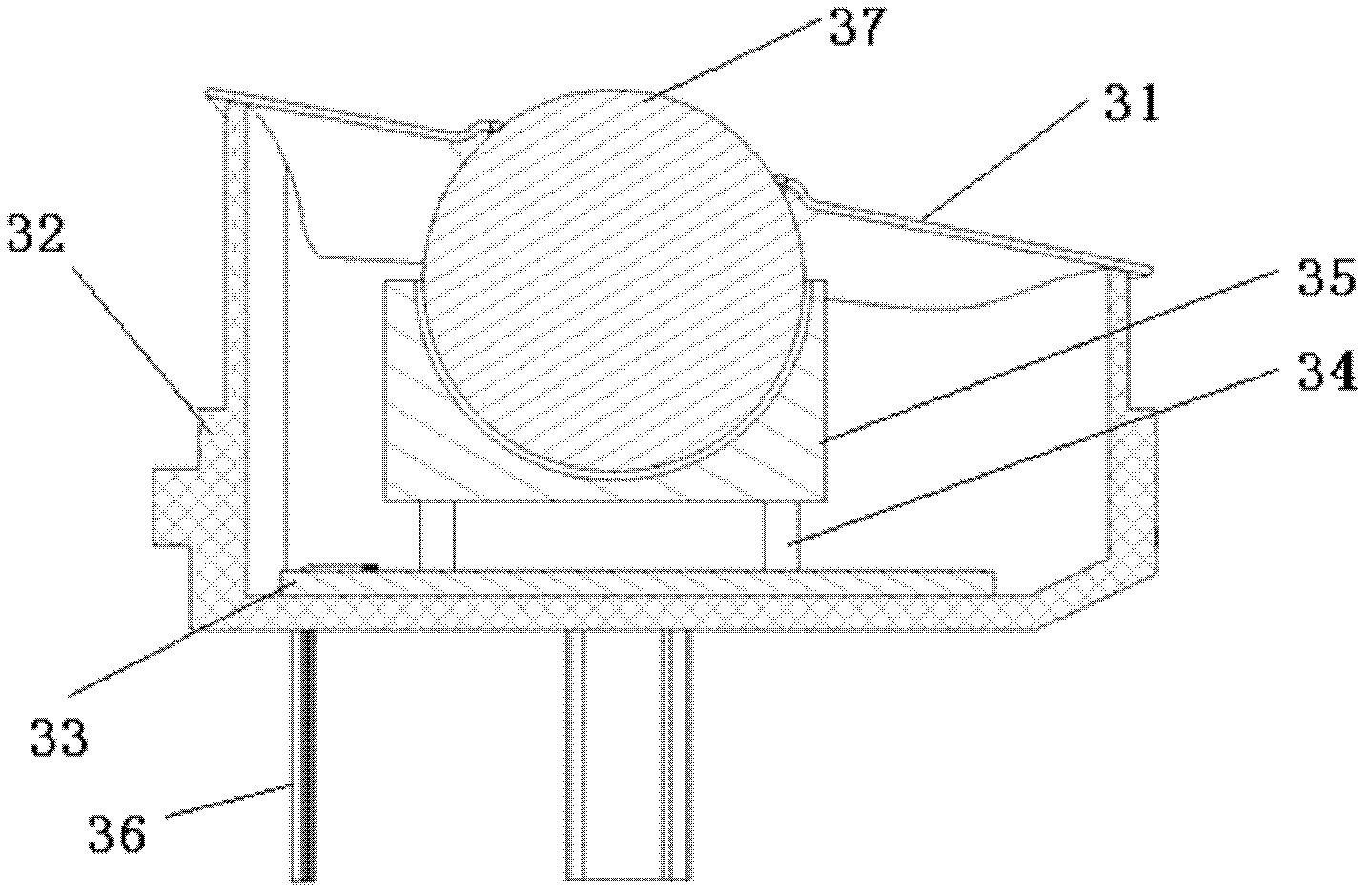 Steering wheel integrating trackball devices