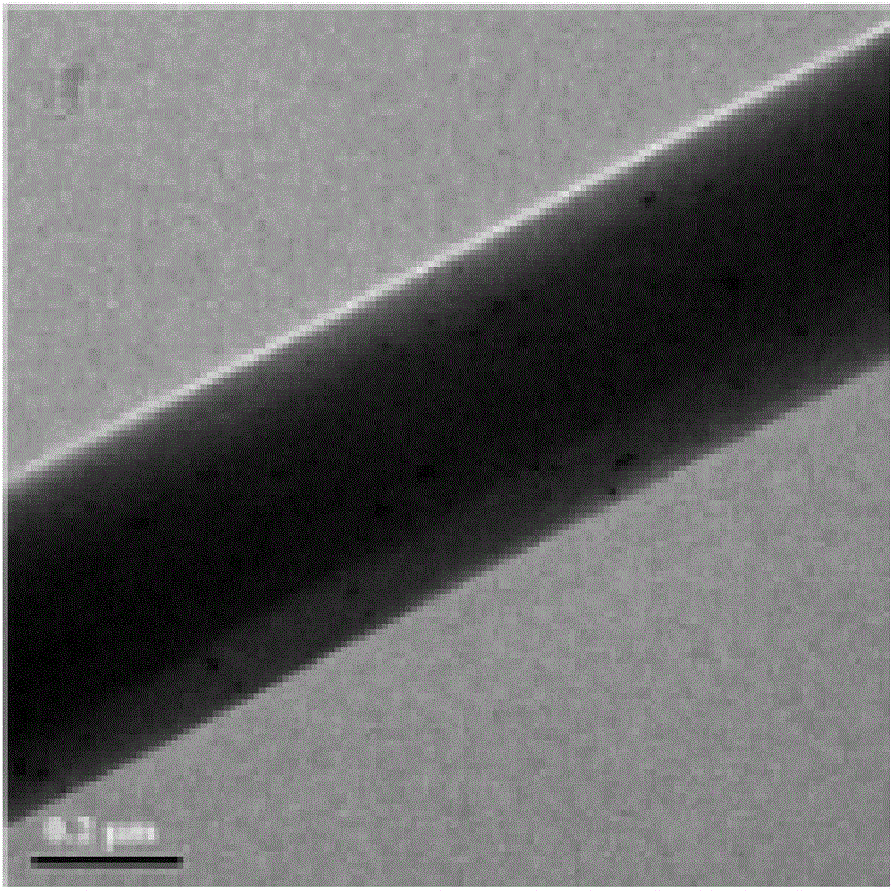 Preparing method for nano-composite fiber film with functions of carrying medicine and killing cancer cells