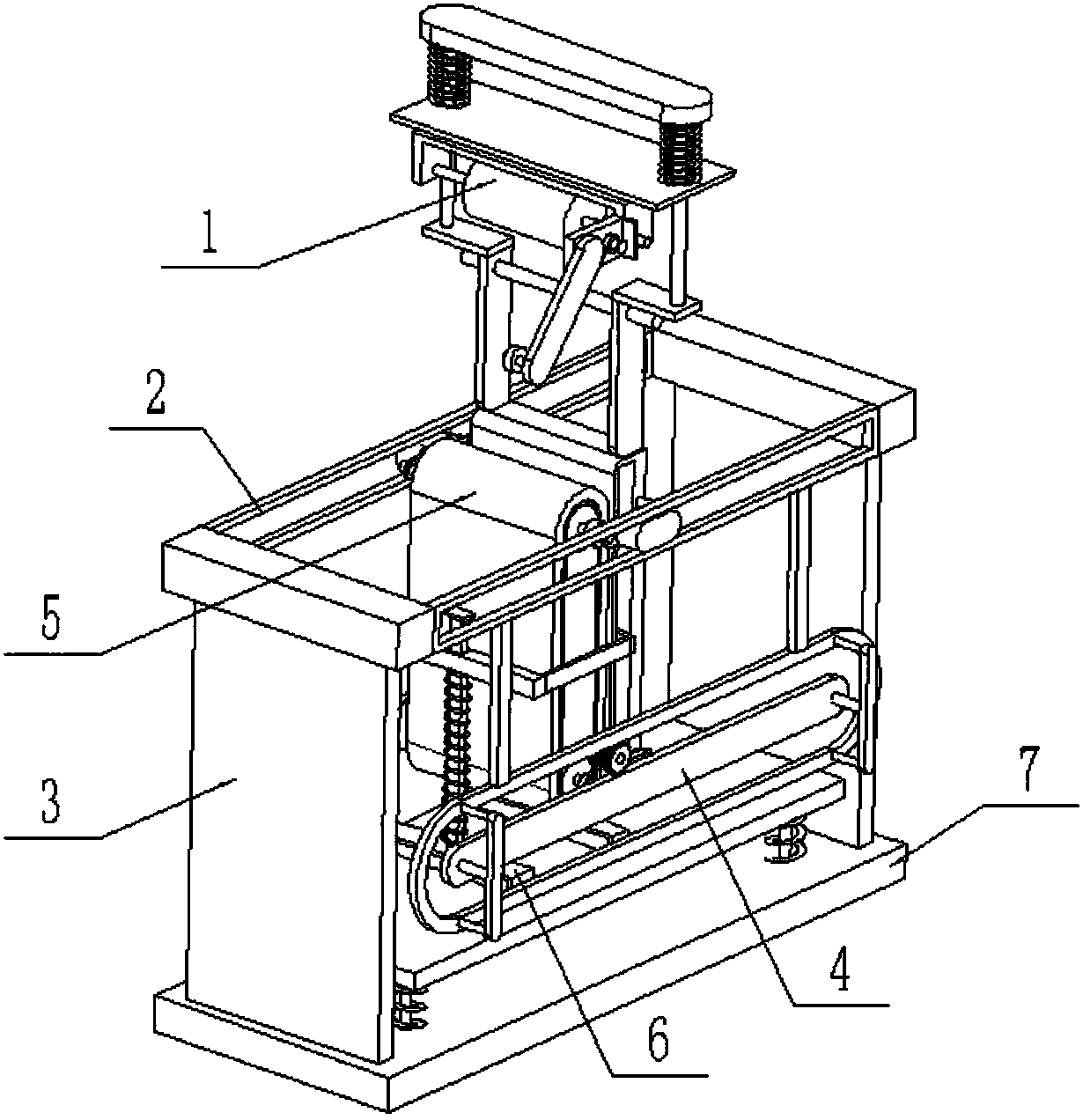 Anti-loose roller cloth guide-unfolding stacking device