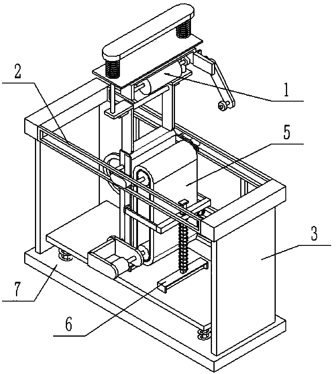 Anti-loose roller cloth guide-unfolding stacking device