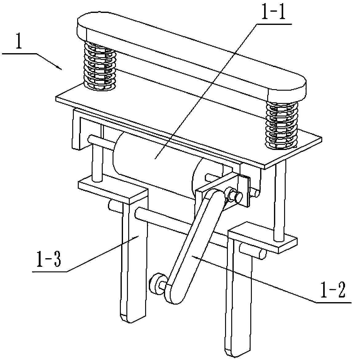 Anti-loose roller cloth guide-unfolding stacking device