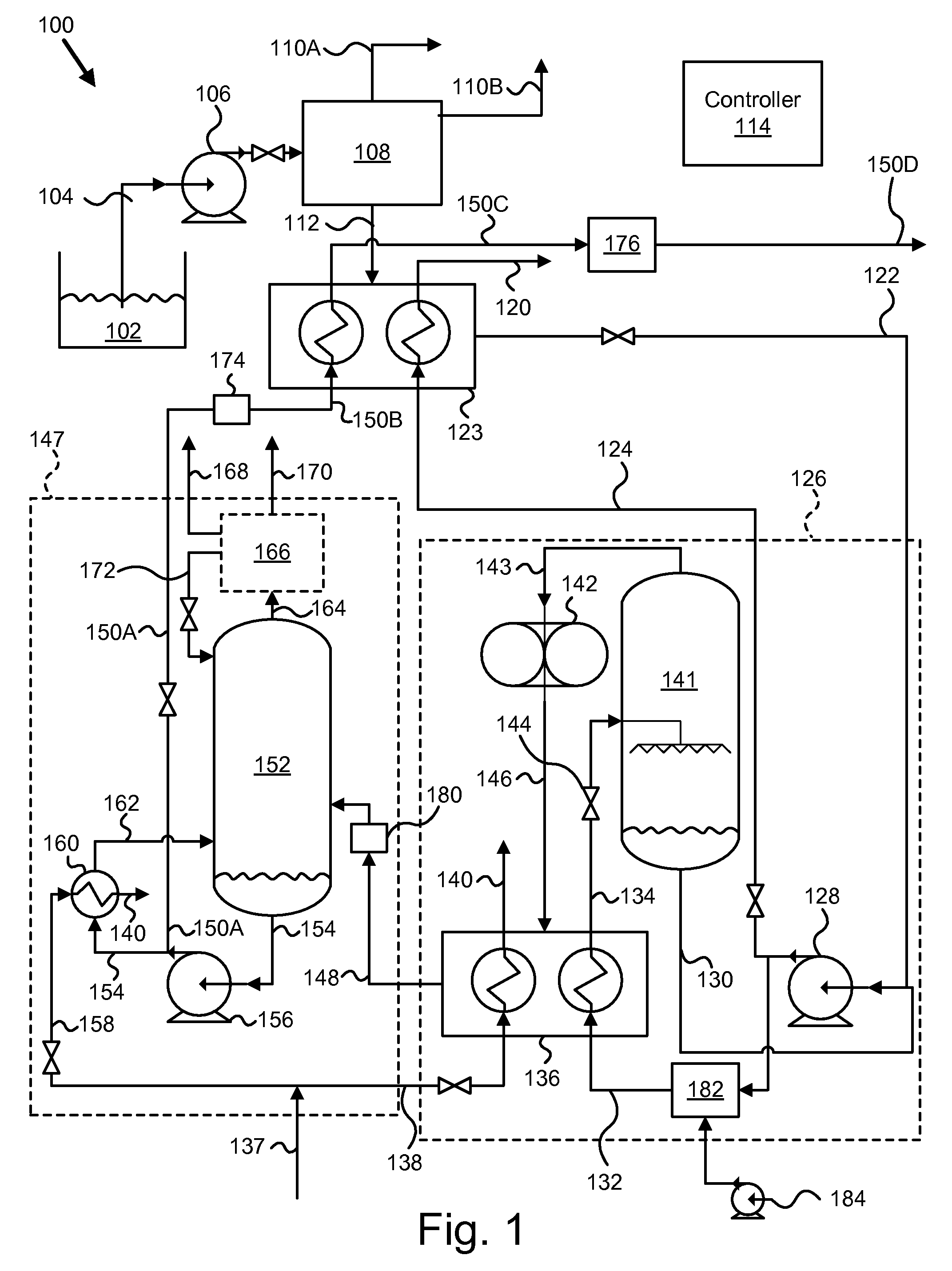 System and method for purifying an aqueous stream