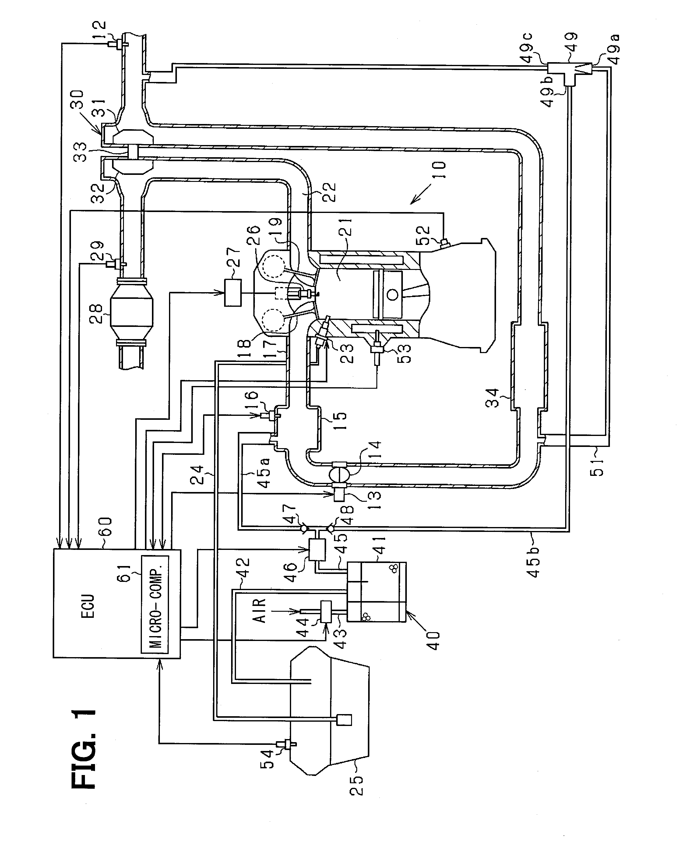 Vaporized-fuel processing system