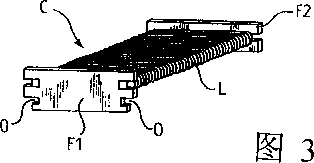 Device for automatic sequential extraction of objects stored in rows on shelves